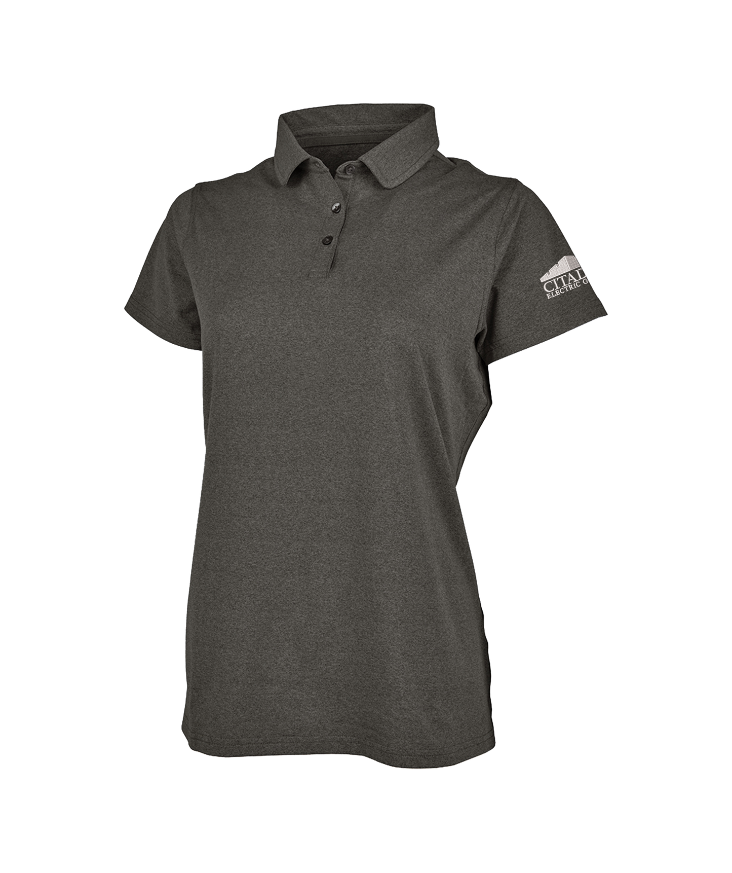 Charles River Women's Heathered Eco-Logic Stretch Polo