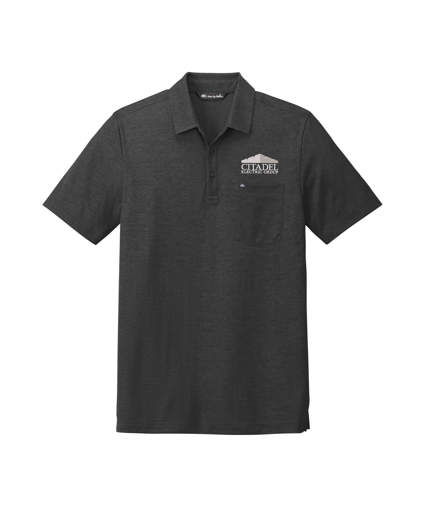 TravisMathew Oceanside Heather Pocket Polo