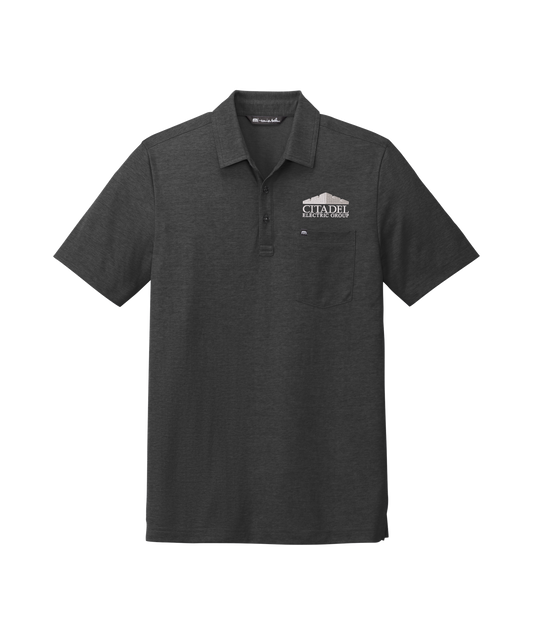 TravisMathew Oceanside Heather Pocket Polo