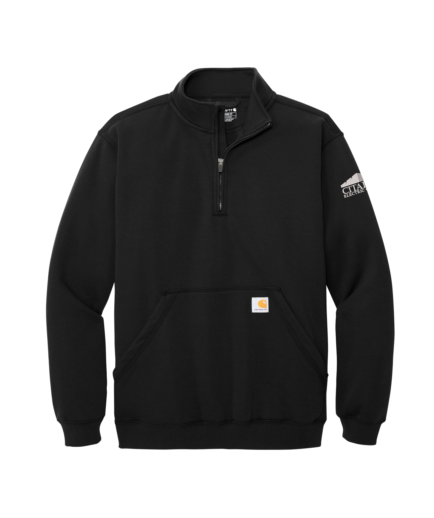 Carhartt® Midweight 1/4-Zip Mock Neck Sweatshirt – Citadel Electric Web ...