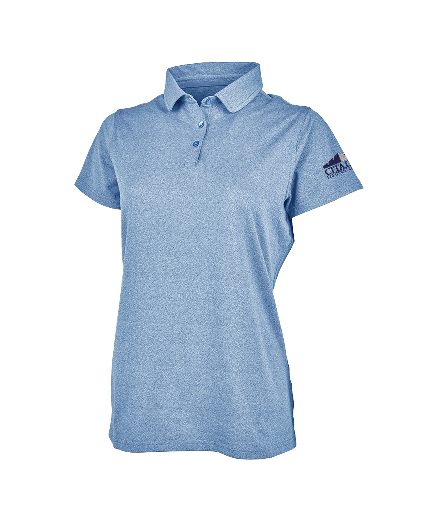 Charles River Women's Heathered Eco-Logic Stretch Polo