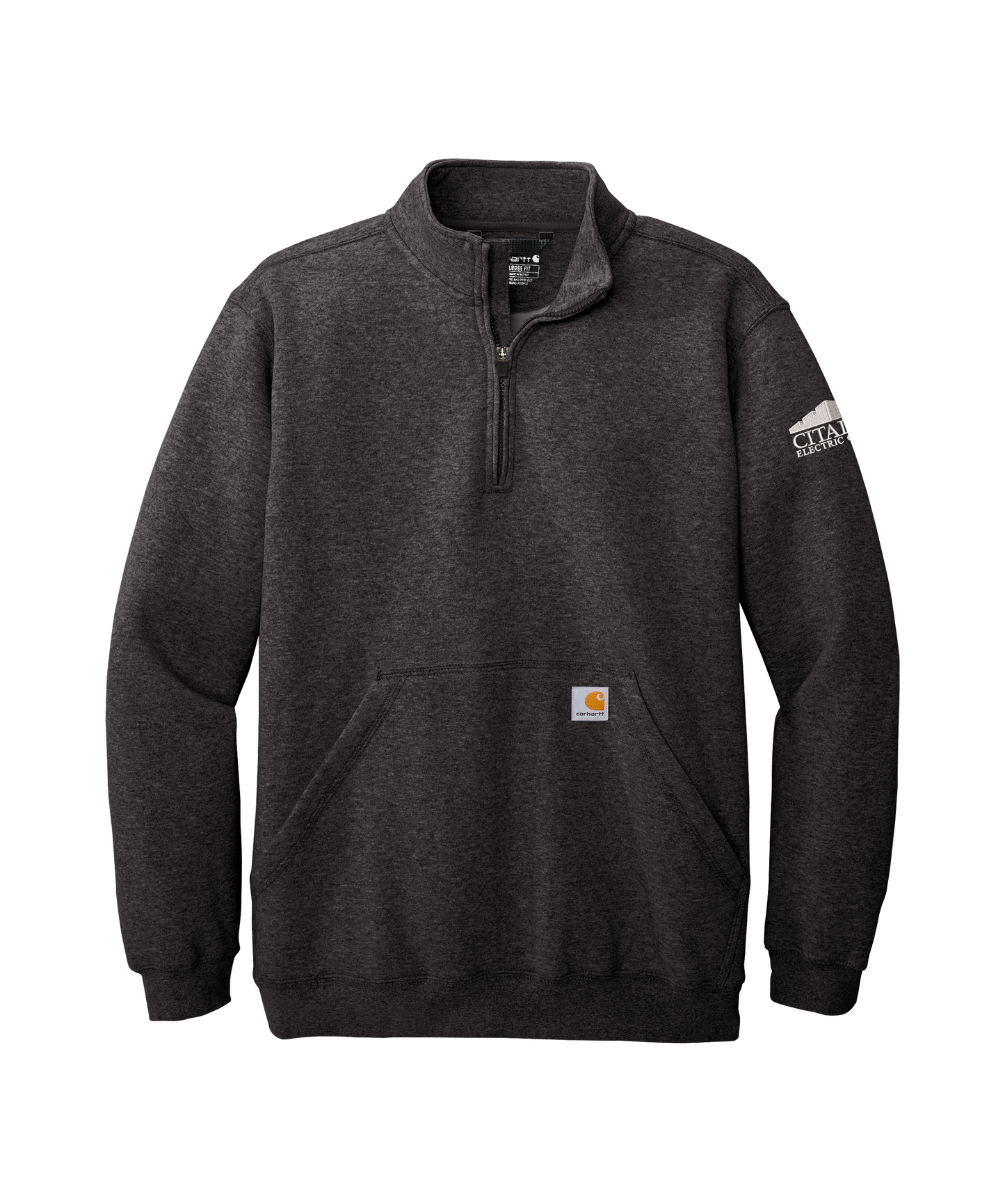 Carhartt® Midweight 1/4-Zip Mock Neck Sweatshirt