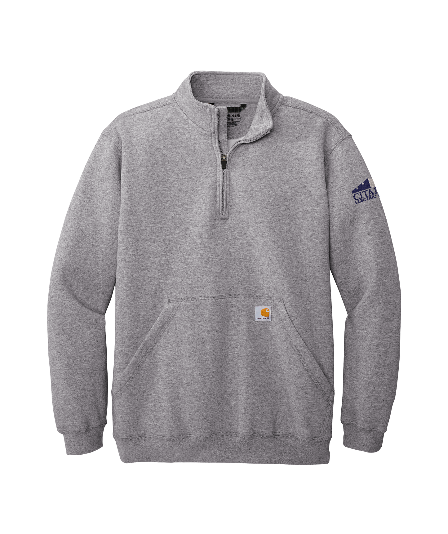 Carhartt® Midweight 1/4-Zip Mock Neck Sweatshirt