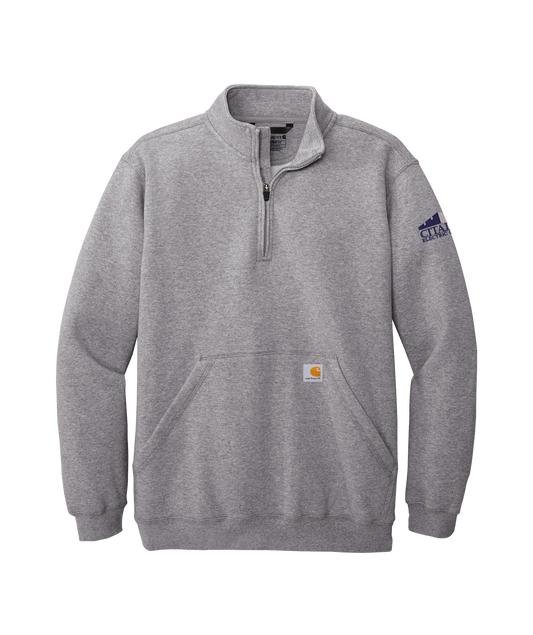 Carhartt® Midweight 1/4-Zip Mock Neck Sweatshirt