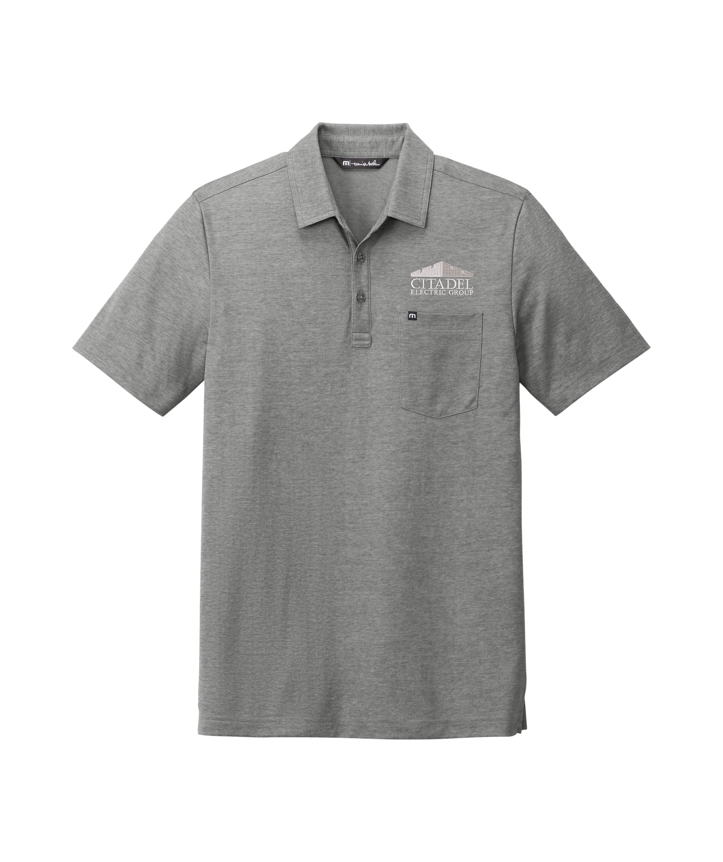 TravisMathew Oceanside Heather Pocket Polo