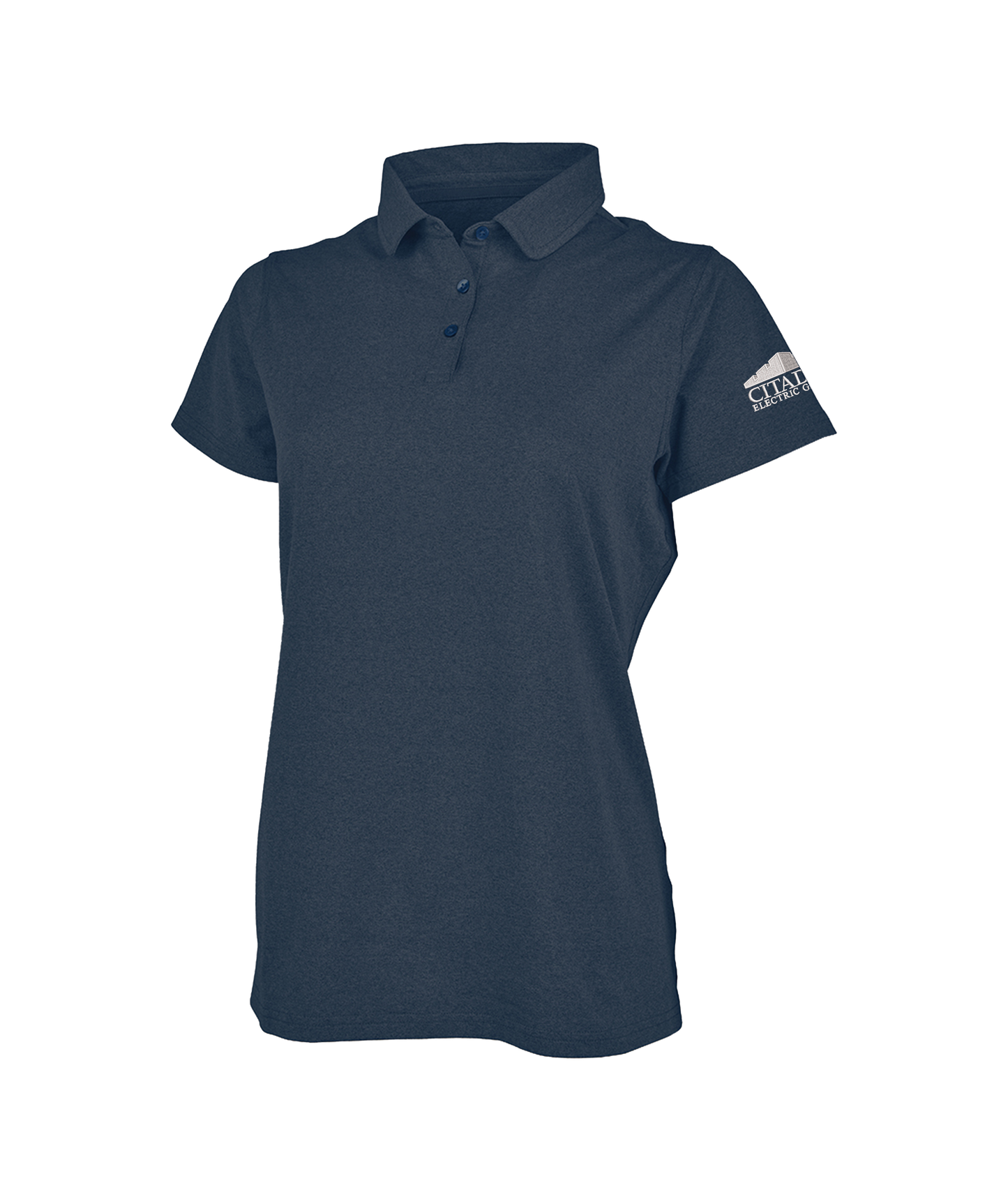 Charles River Women's Heathered Eco-Logic Stretch Polo