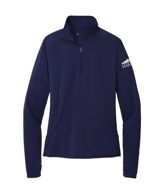 Sport-Tek® Ladies Sport-Wick® Stretch 1/4-Zip Pullover