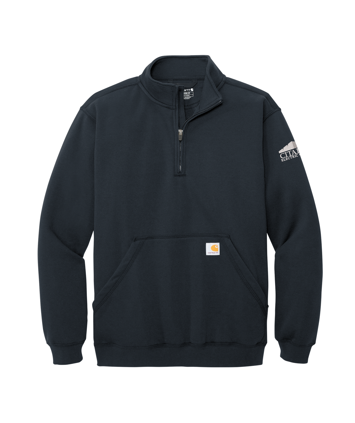 Carhartt® Midweight 1/4-Zip Mock Neck Sweatshirt – Citadel Electric Web ...