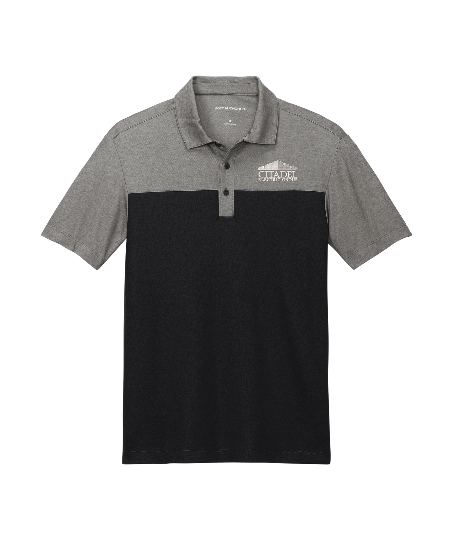 Port Authority® Fine Pique Blend Blocked Polo