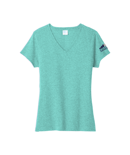 Port & Company ® Ladies Tri-Blend V-Neck Tee